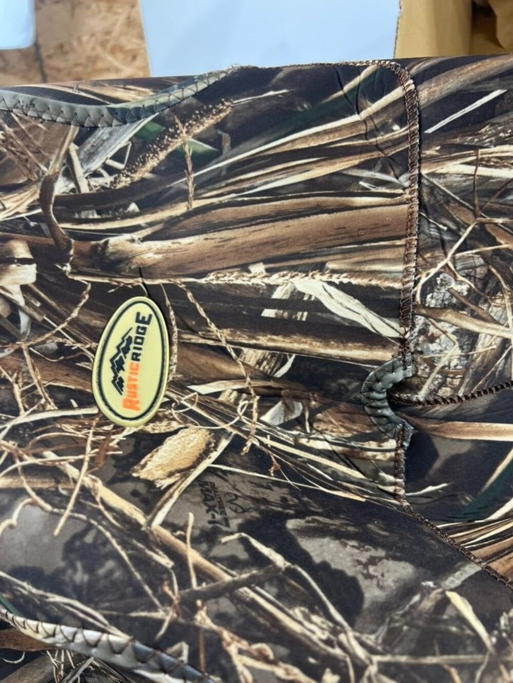 Rustic Ridge Men's 400g 3.5mm Bootfoot Hunting Wader Realtree Max-7 Sz. 10 Stout - Picture 4 of 7
